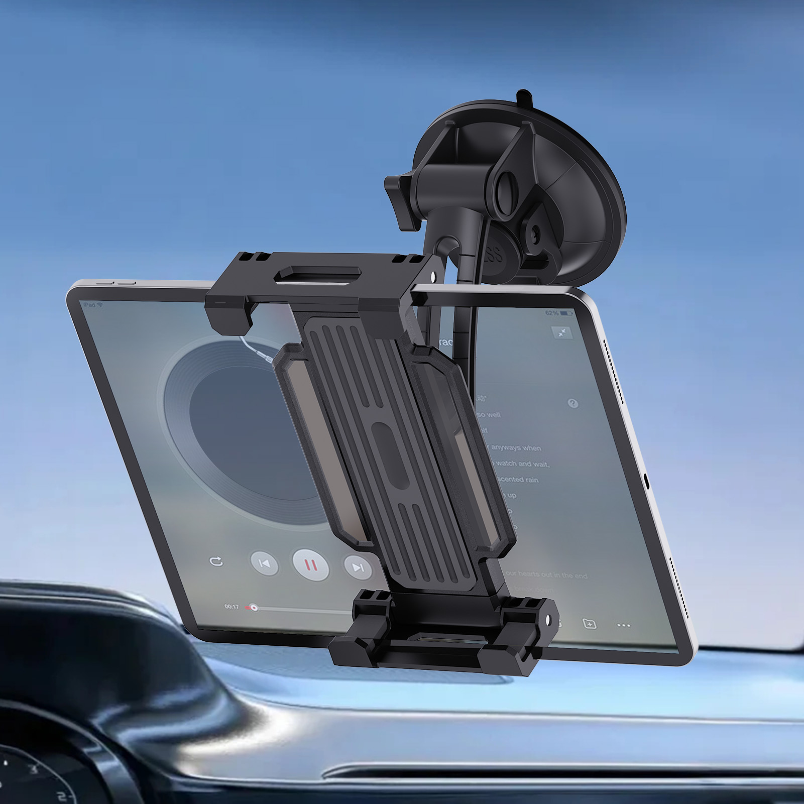Tablet Car Mount - Universal Car Dashboard Windshield Mount Tablet