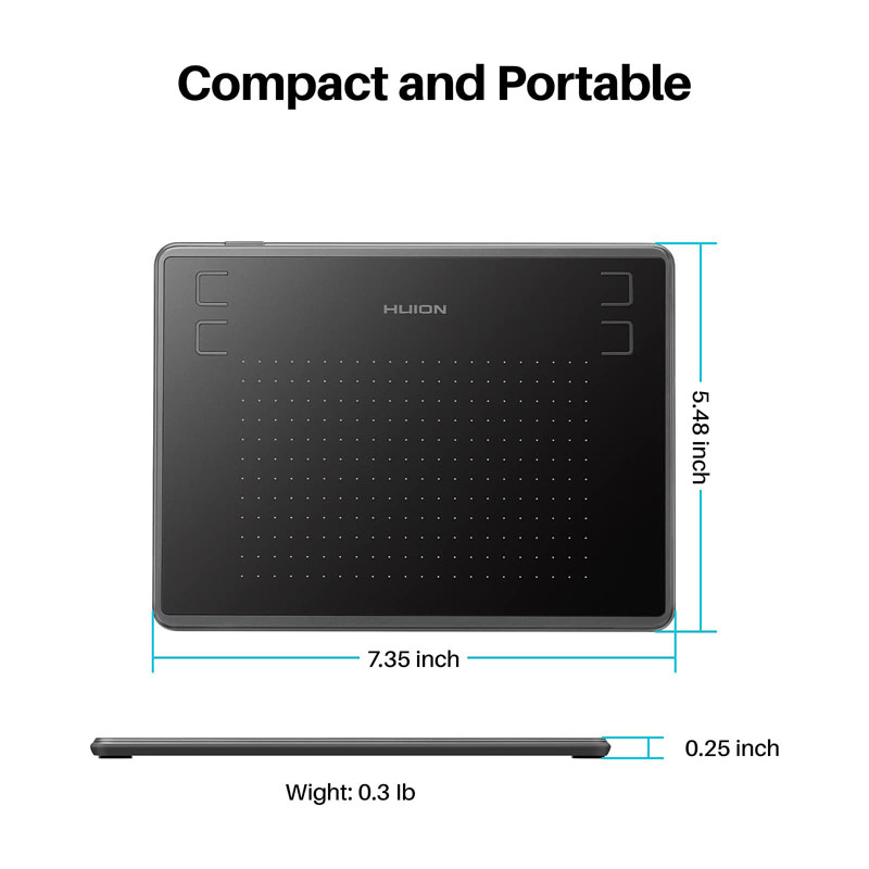 HUION H430P Kỹ Thuật Số Máy Tí - đánh giá và giá Huion Tablet Accessories