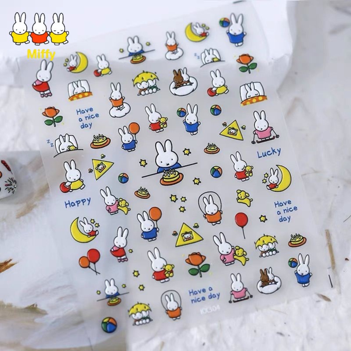 Kawaii Miffy Rabbit Stickers C - đánh giá và giá Fire Tablet Accessories