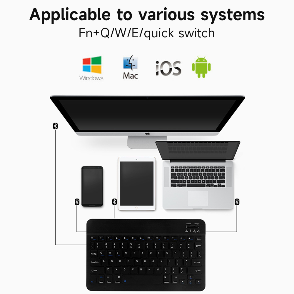Bluetooth Keyboard for IOS And - đánh giá và giá Tablet Ipad Accessories