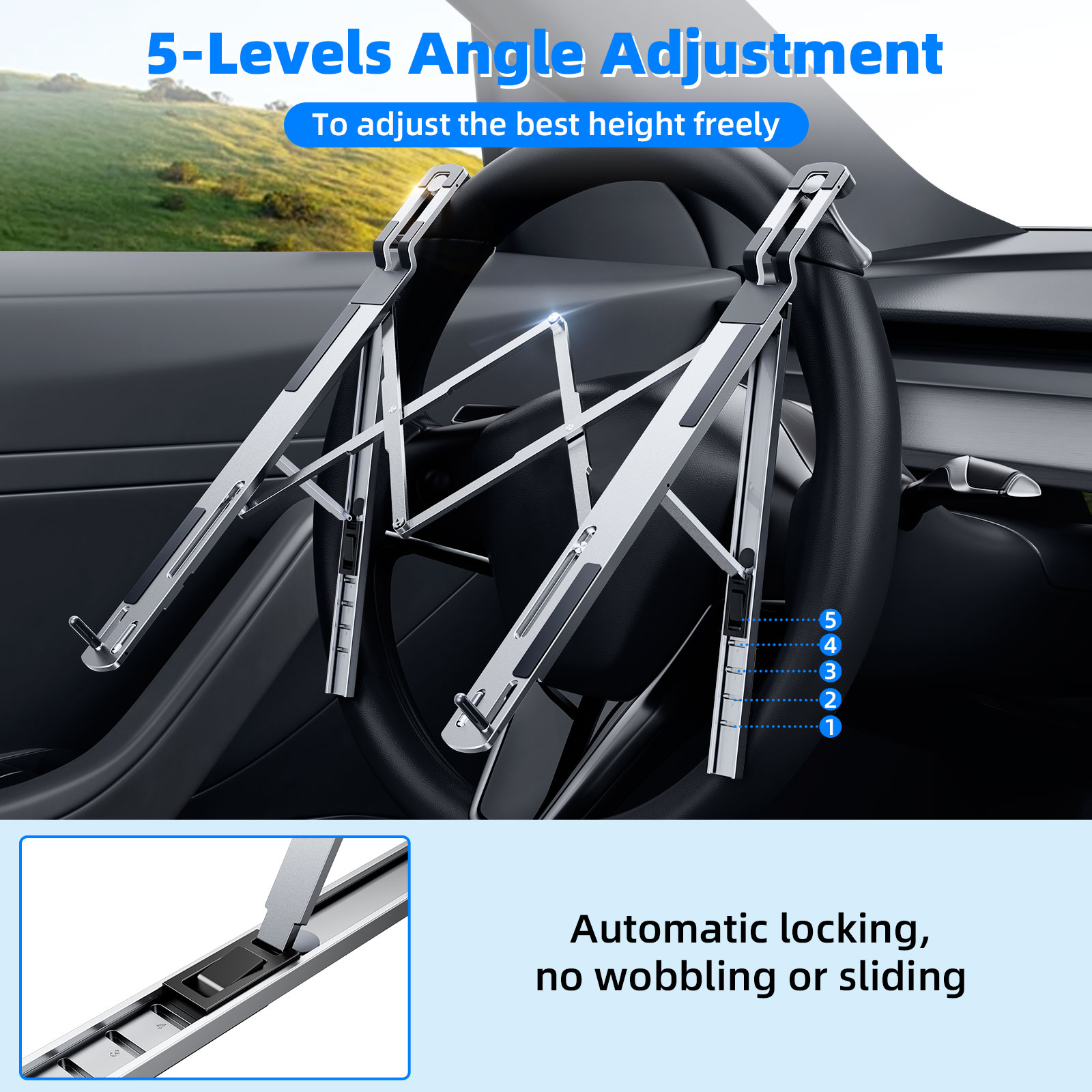 Eary Car Laptop Mount Steering - đánh giá và giá Tesla Tablet Accessories
