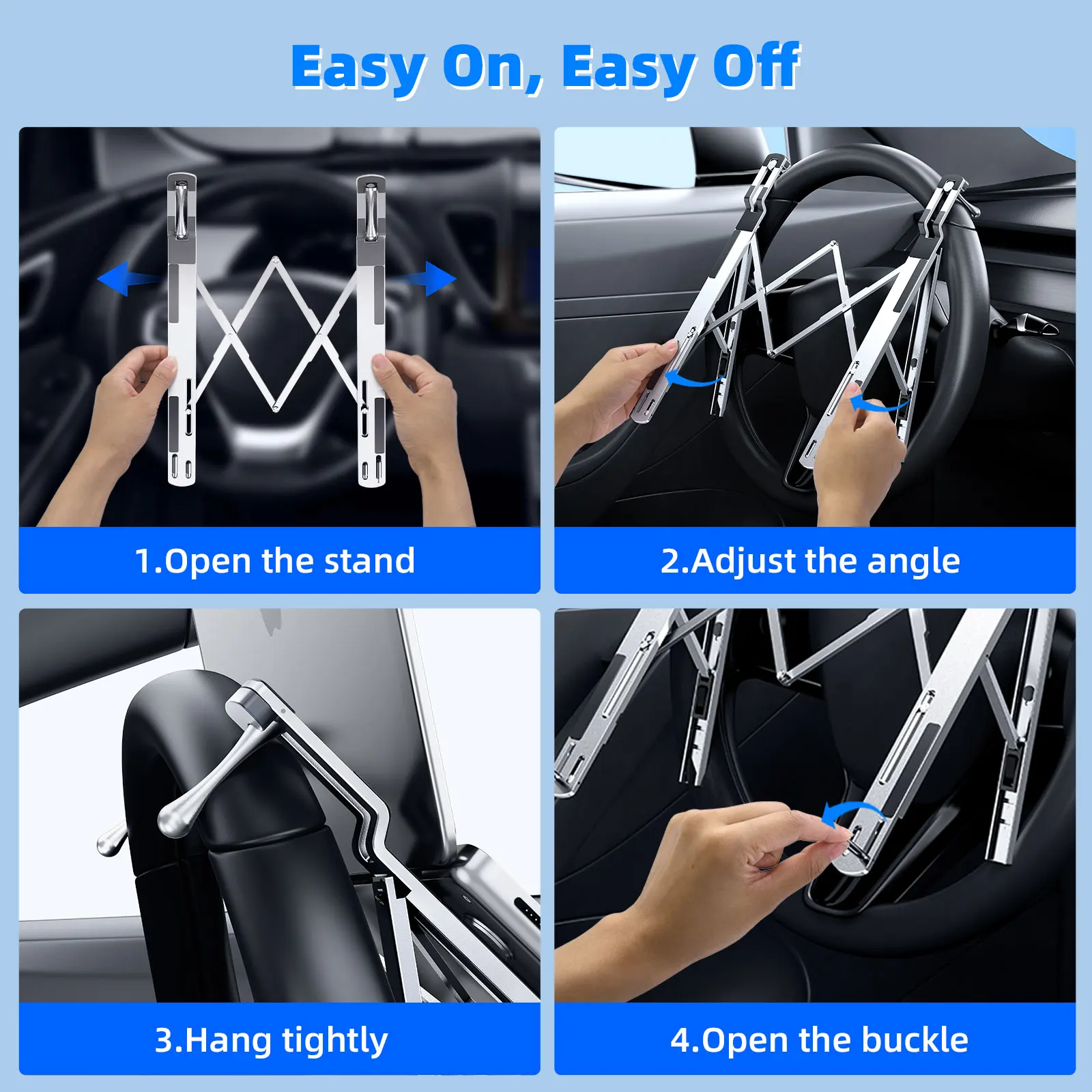 Eary Car Laptop Mount Steering - đánh giá và giá Tesla Tablet Accessories