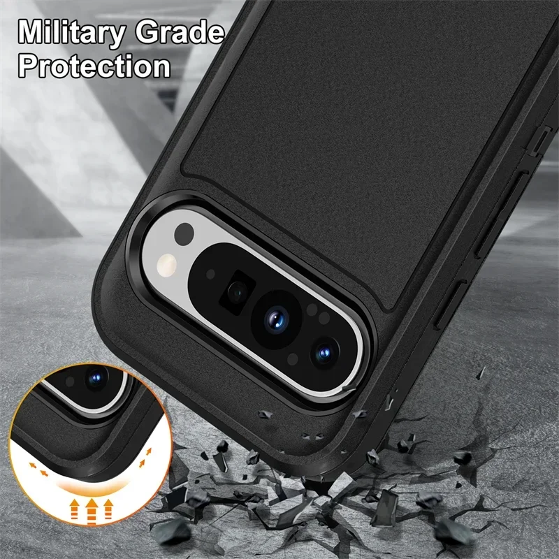 3IN1 Heavy Duty Defender Invis - đánh giá và giá Google Pixel 9 Pro