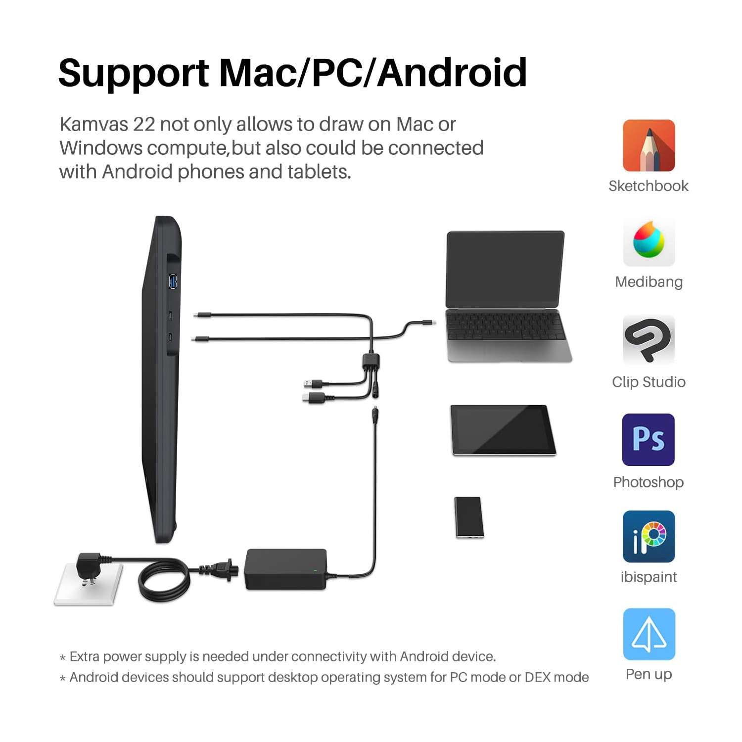 Huion Kamvas 22 Graphic Tablet - đánh giá và giá Huion Tablet Accessories