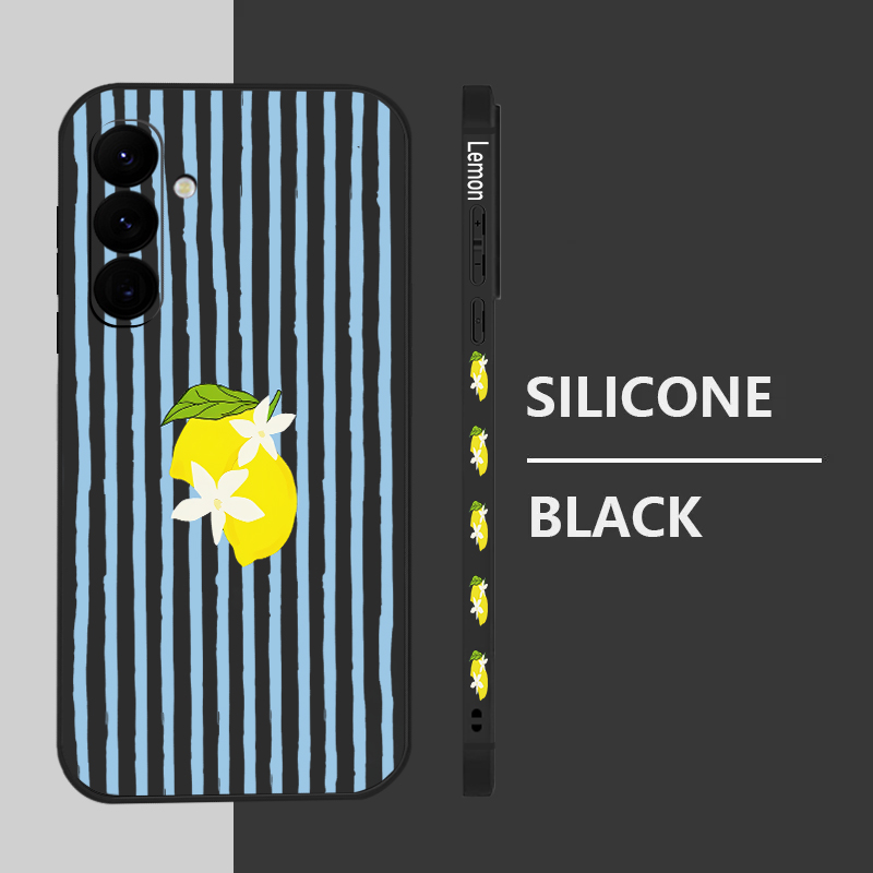 Stripe Lemon Print TPU Phone C - đánh giá và giá Samsung Galaxy A55