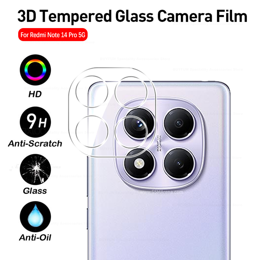 1-3PCS 3D Camera Glass Protect - đánh giá và giá Xiaomi Redmi Note 14