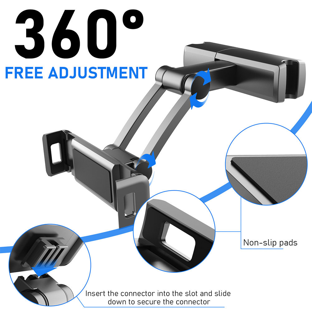 Car Headrest Tablet Holder for - đánh giá và giá Tablet Car Mount
